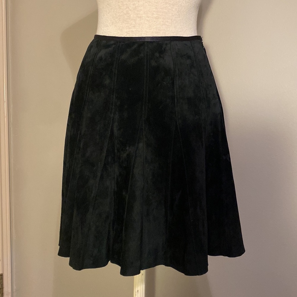 Genuine Suede A line skirt